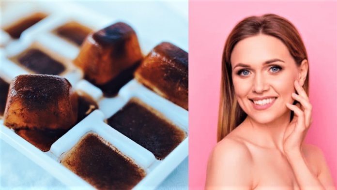 How To Make Coffee Ice Cubes For Face - Beauty Tips By Nim - Nimisha Goyal - HashBUGS - BTN - beautytipsbynim.com