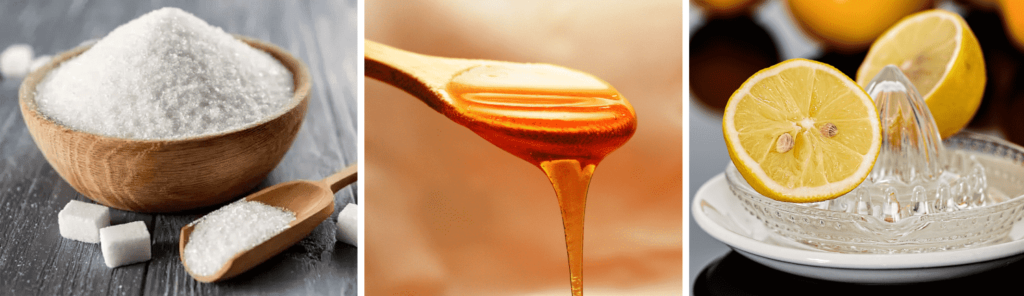 Sugar, Honey and Lemon - Beauty Tips By Nim - Nimisha Goyal - HashBUGS - BTN - beautytipsbynim.com