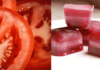 How To Make Tomato Ice Cubes For Skin Whitening - Beauty Tips By Nim - Nimisha Goyal - HashBUGS - BTN - beautytipsbynim.com