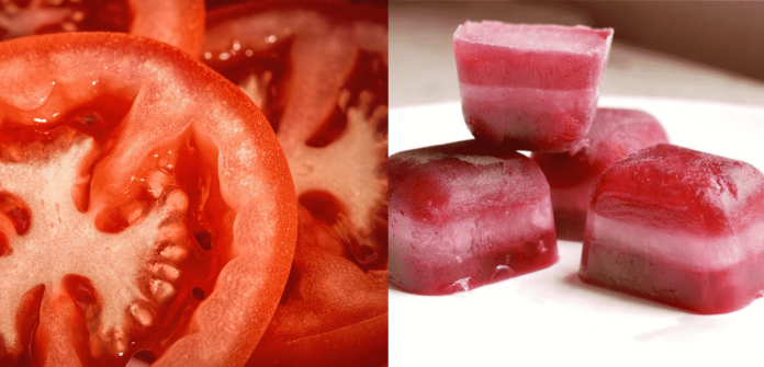 How To Make Tomato Ice Cubes For Skin Whitening - Beauty Tips By Nim - Nimisha Goyal - HashBUGS - BTN - beautytipsbynim.com