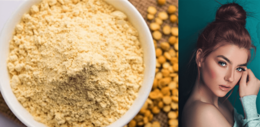 10 Homemade Besan Face Packs For Glowing Skin Gram Flour Face Packs - 10 Homemade Besan Face Packs For Glowing Skin - Beauty Tips By Nim - Nimisha Goyal - HashBUGS - BTN - beautytipsbynim.com