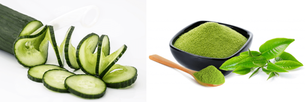 Green Tea and Cucumber - Beauty Tips By Nim - Nimisha Goyal - HashBUGS - BTN - beautytipsbynim.com