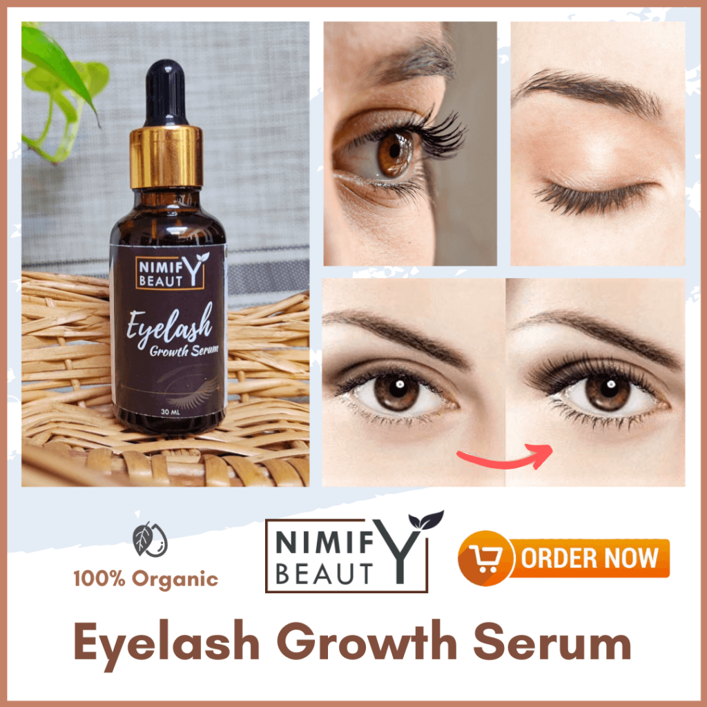 Nimify Beauty Eyelash Growth Serum - Beauty Tips By Nim - Nimisha Goyal - HashBUGS - BTN - beautytipsbynim.com