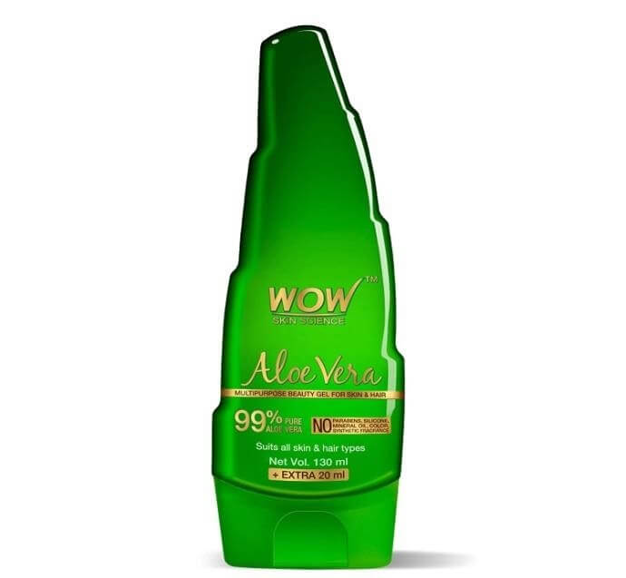 WOW Aloe Vera Multipurpose Beauty Gel for Skin and Hair - Beauty Tips By Nim - Nimisha Goyal - HashBUGS - Nimify Beauty - beautytipsbynim.com