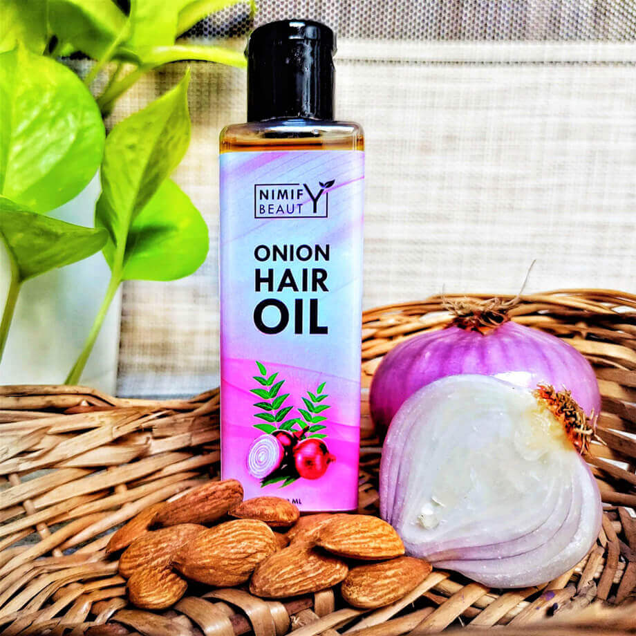 Nimify Beauty Onion Hair Oil - 8 Ways to Get Rid of Dandruff - Home Remedies for Dandruff - Beauty Tips By Nim - Nimisha Goyal - HashBUGS - BTN - Nimify Beauty - beautytipsbynim.com