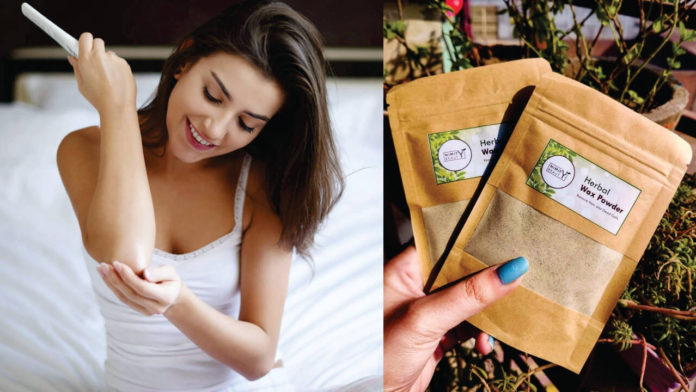 Wax Powder Is Better Than Normal Waxing. Here's Why Pros and Cons - Nimify Beauty Herbal Wax Powder - Beauty Tips By Nim - Nimisha Goyal - HashBUGS - BTN - Nimify Beauty - beautytipsbynim.com
