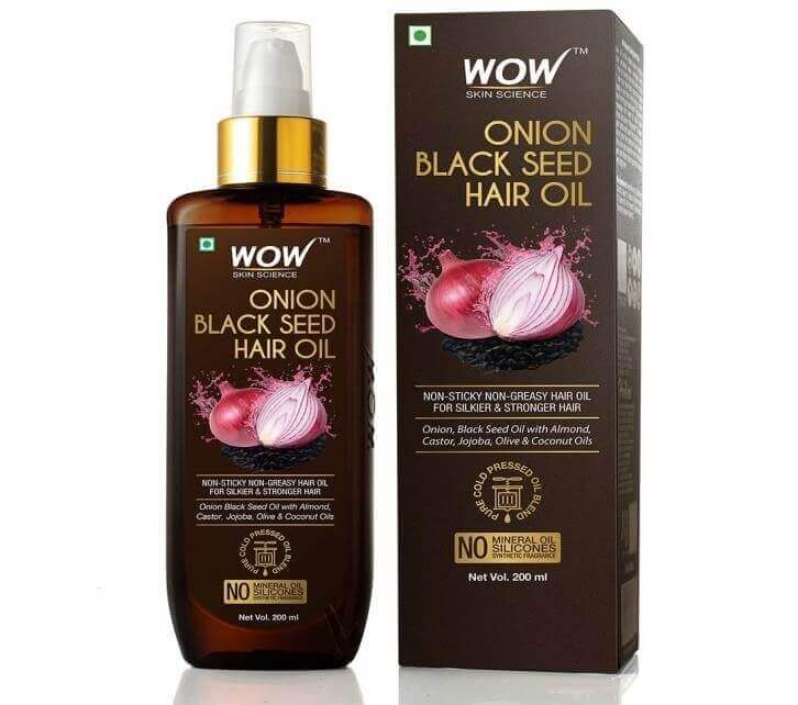 3. WOW Skin Science Onion Black Seed Hair Oil