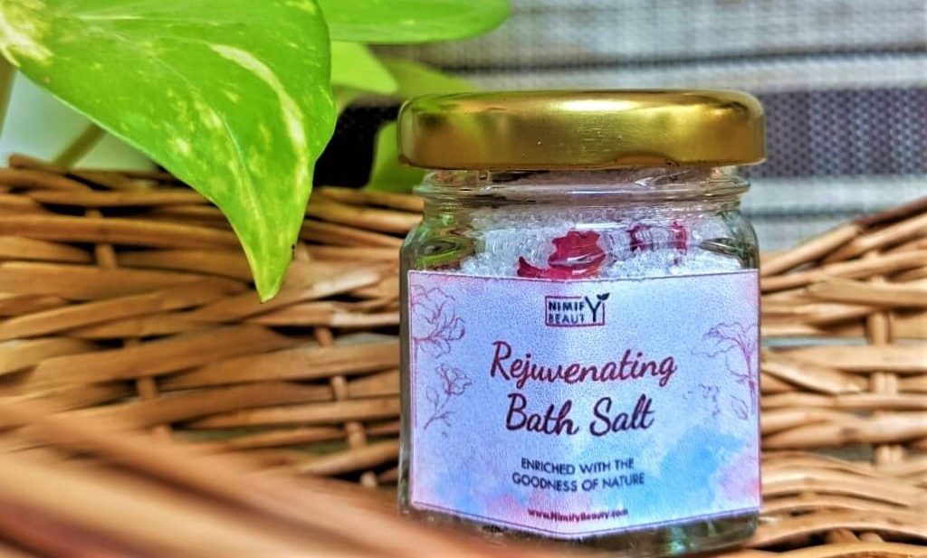 Nimify Beauty Rejuvenating Bath Salt - Top 10 DIY Homemade Body Polish Guides - Get Glowing Skin - Beauty Tips By Nim - Nimisha Goyal - HashBUGS - BTN - beautytipsbynim.com