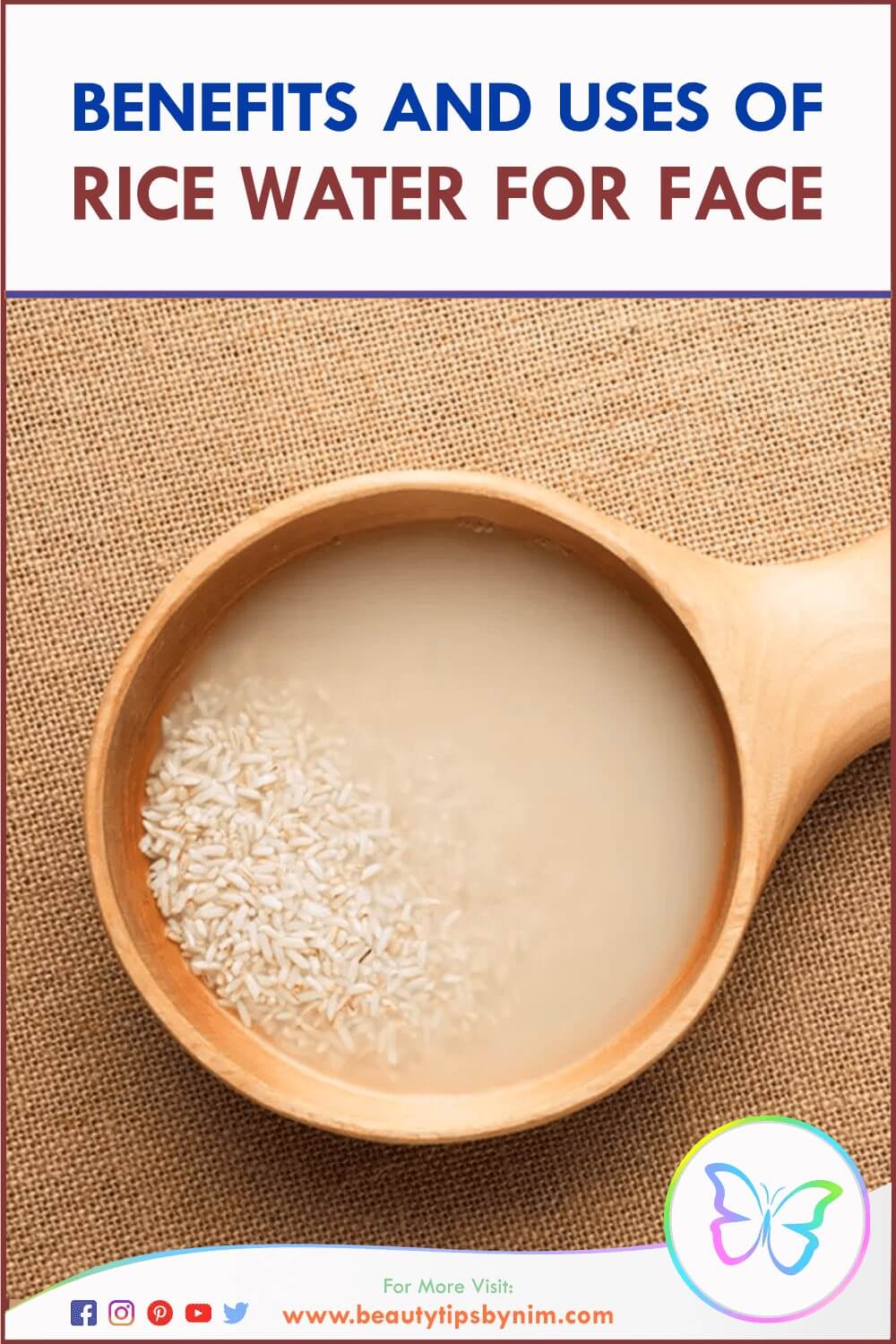 Benefits and Uses of Rice Water For Face and Glowing Skin - Beauty Tips By Nim - Nimisha Goyal - HashBUGS - BTN - Nimify Beauty - beautytipsbynim.com