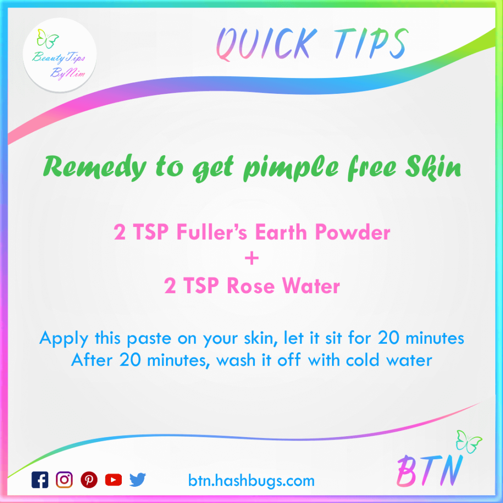 05. Pimple Free Skin 1-beauty tips by nim (1)