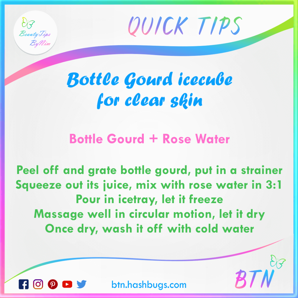 10. Bottle Gourd icecube 1-beauty tips by nim (1)