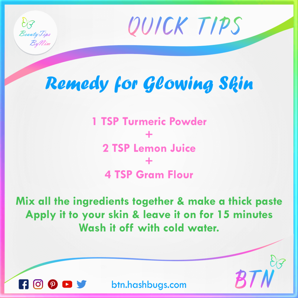13. Remedy for glowing skin 2-beauty tips by nim (1)