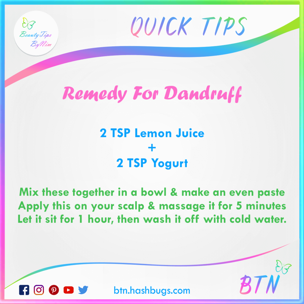 15. Remedy for dandruff 1-beauty tips by nim (1)