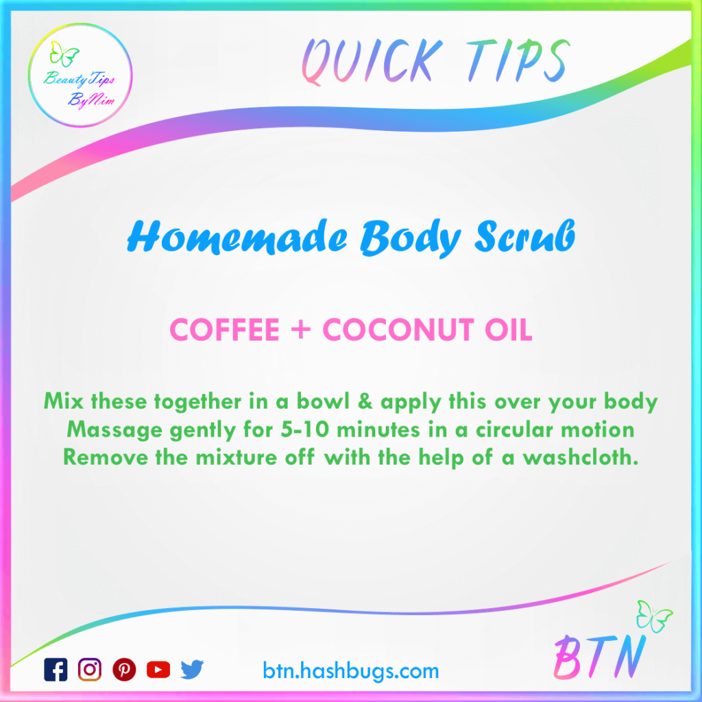 16. Homemade body scrub 1-beauty tips by nim (1)