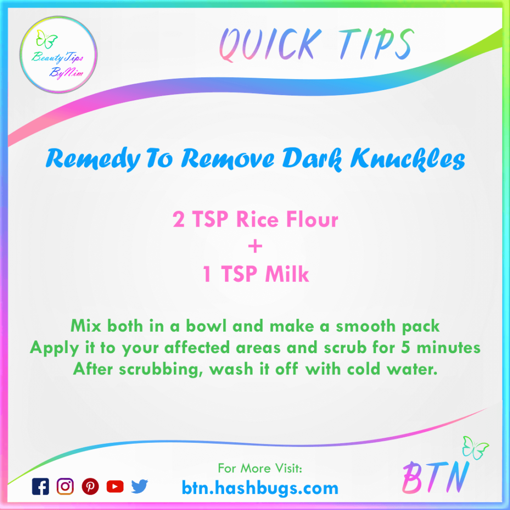 25. Remedy To Remove Dark Knuckles 1-beauty tips by nim (1)