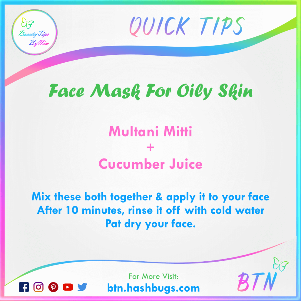 35. Face mask for oily skin 1-beauty tips by nim (1)