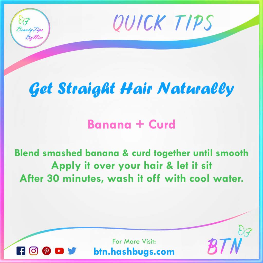 34. Get straight hair naturally 1-beauty tips by nim (1)