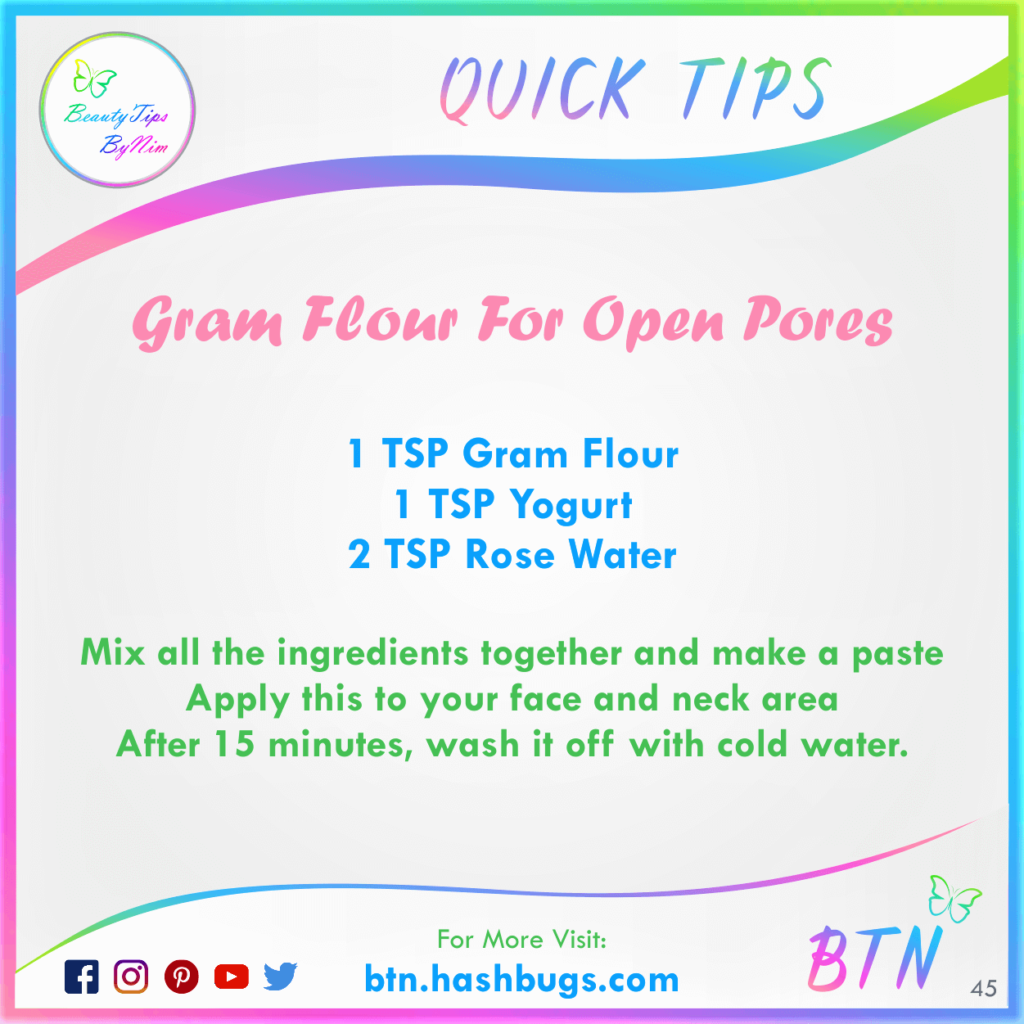 45. Open Pores 2-beauty tips by nim (1)